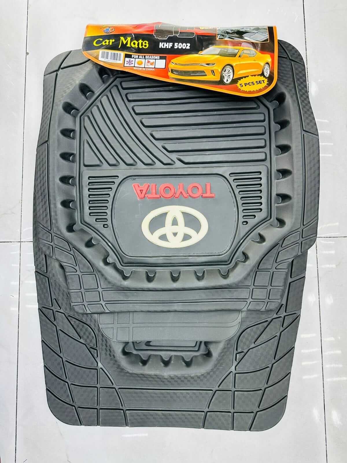 Car Mat Toyota, Leather Set with Logo