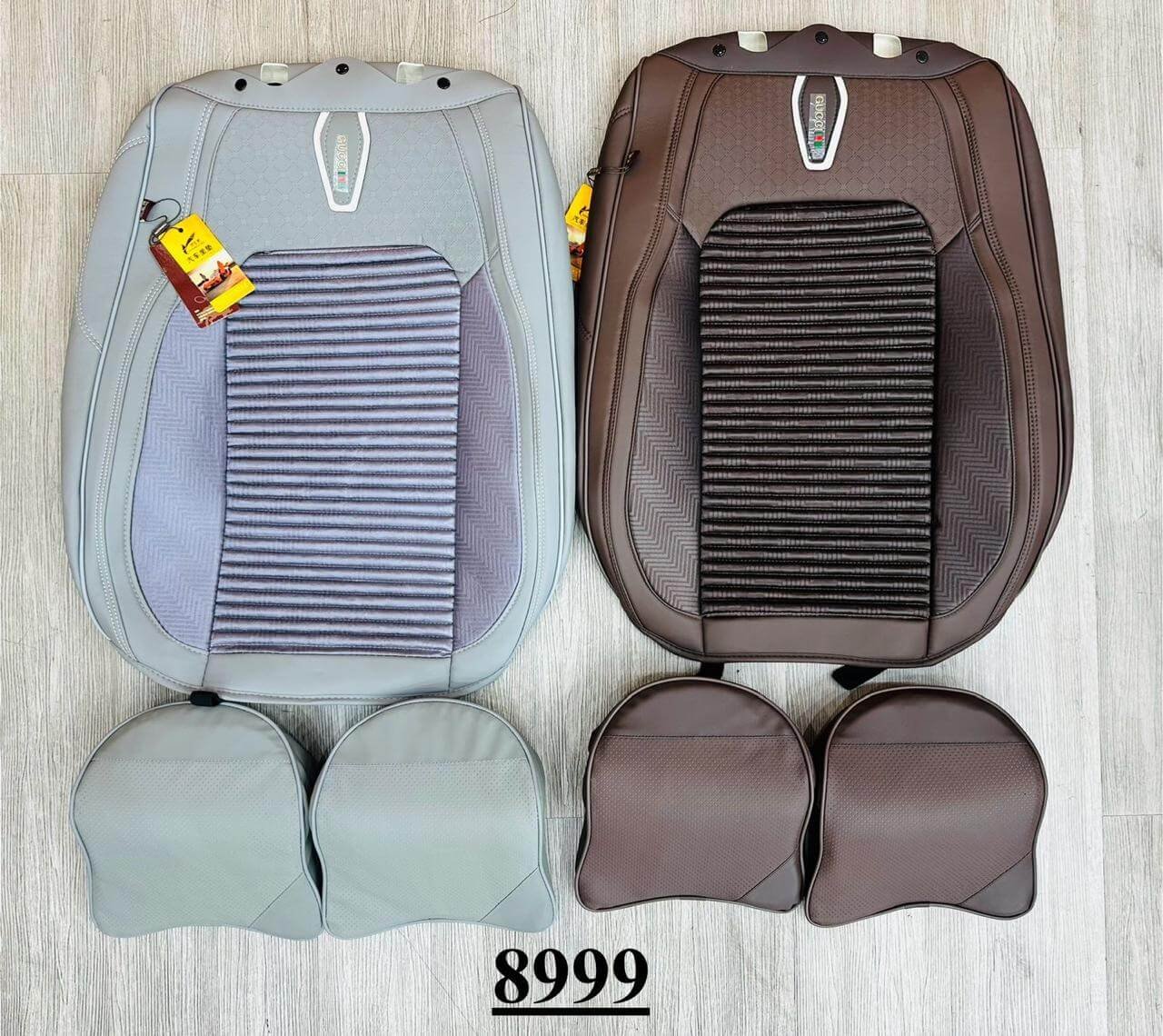 Car Seat Cover, Sports Look, Car Front Seat Protector, with Head Support