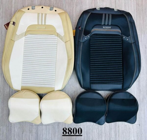 Car Seat Cover, Sports Look, Car Front Seat Protector, with Head Support