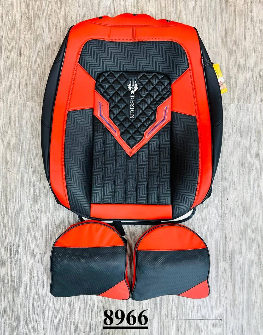 Car Seat Cover, Sports Look, Car Front Seat Protector, with Back Support