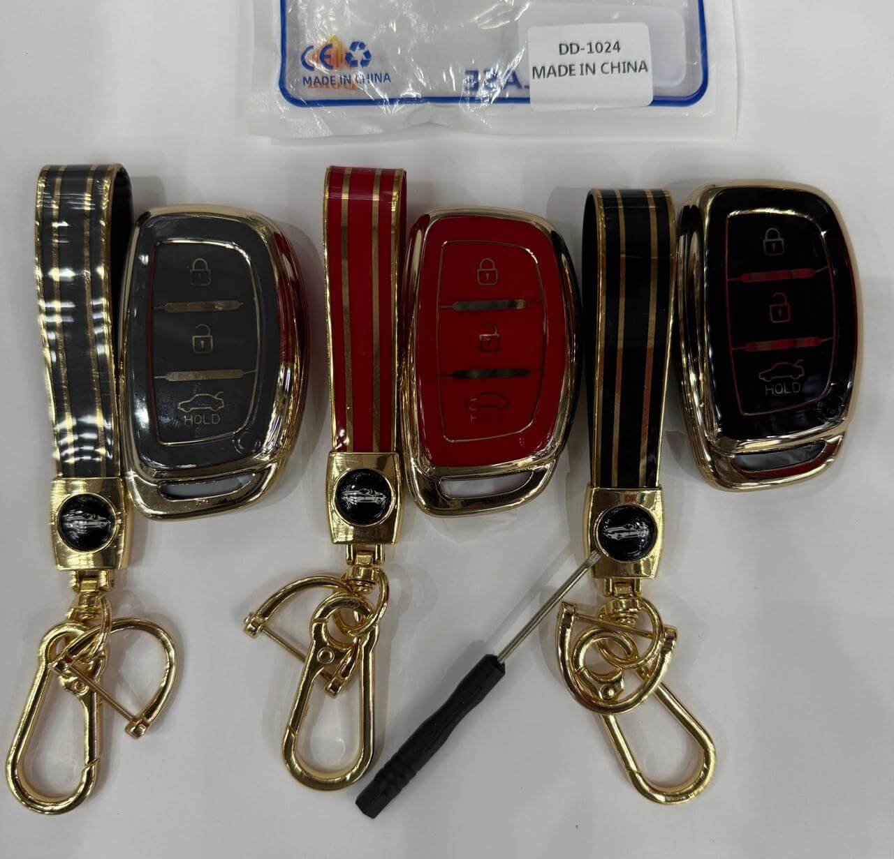 Genuine Leather Car Keychain, Car Accessories