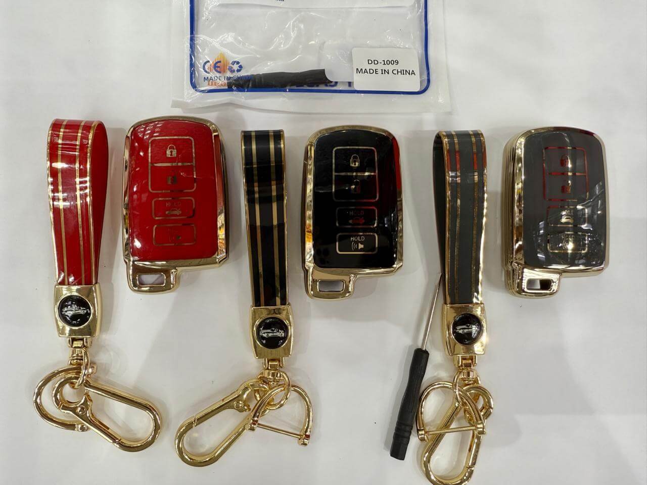 Genuine Leather Car Keychain, Car Accessories