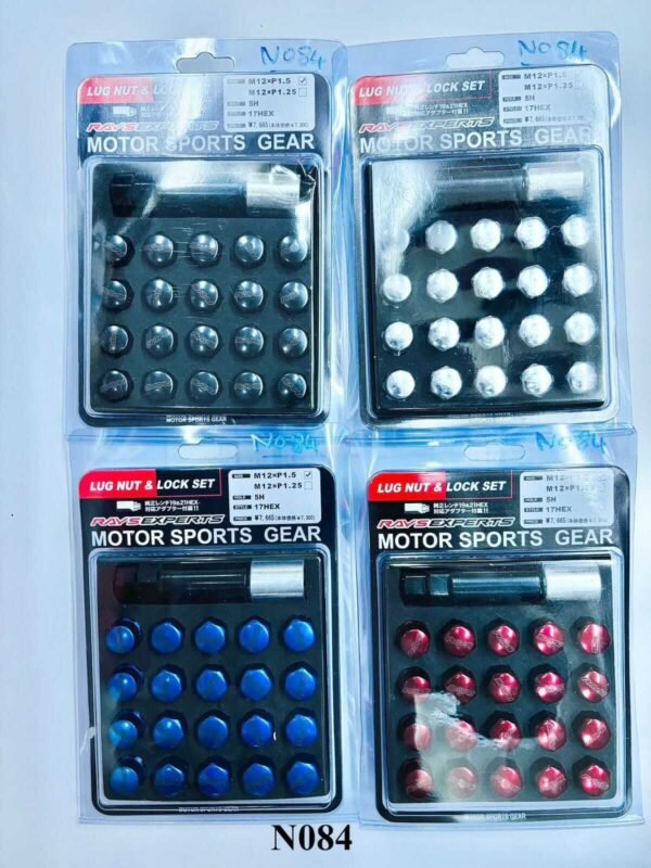 Lug Nut and Lock Set, Sport Design