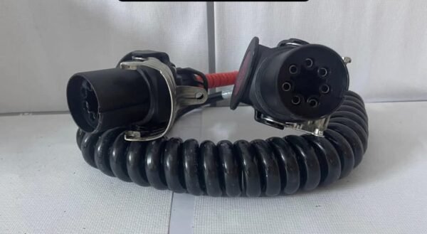 Lorry Trailer Cable, 24V, Spiral Cable Electric Coil with Connectors